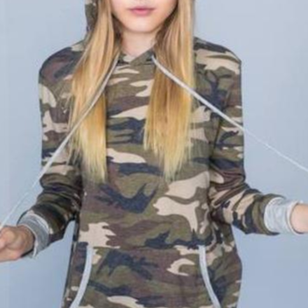 Camo Hooded Shirt